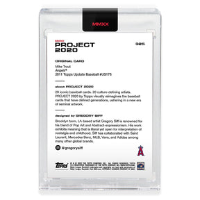 Topps PROJECT 2020 Card 325 - 2011 Mike Trout by Gregory Siff