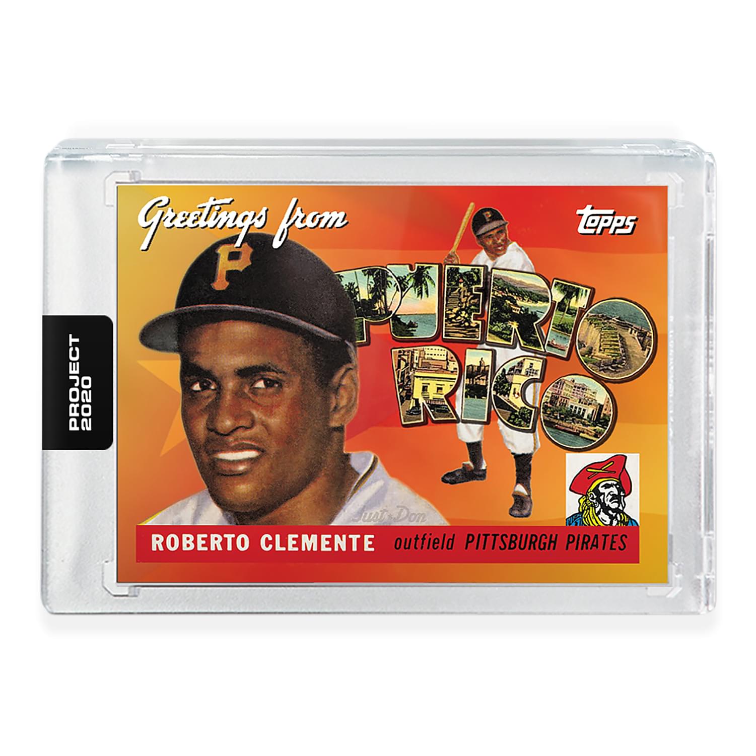 Topps PROJECT 2020 Card 341 - 1955 Roberto Clemente by Don C