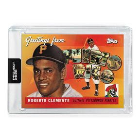 Topps PROJECT 2020 Card 341 - 1955 Roberto Clemente by Don C