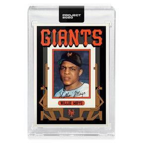 Topps PROJECT 2020 Card 346 - 1952 Willie Mays by Grotesk
