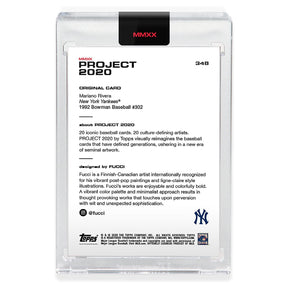 Topps PROJECT 2020 Card 348 - 1992 Mariano Rivera by Fucci