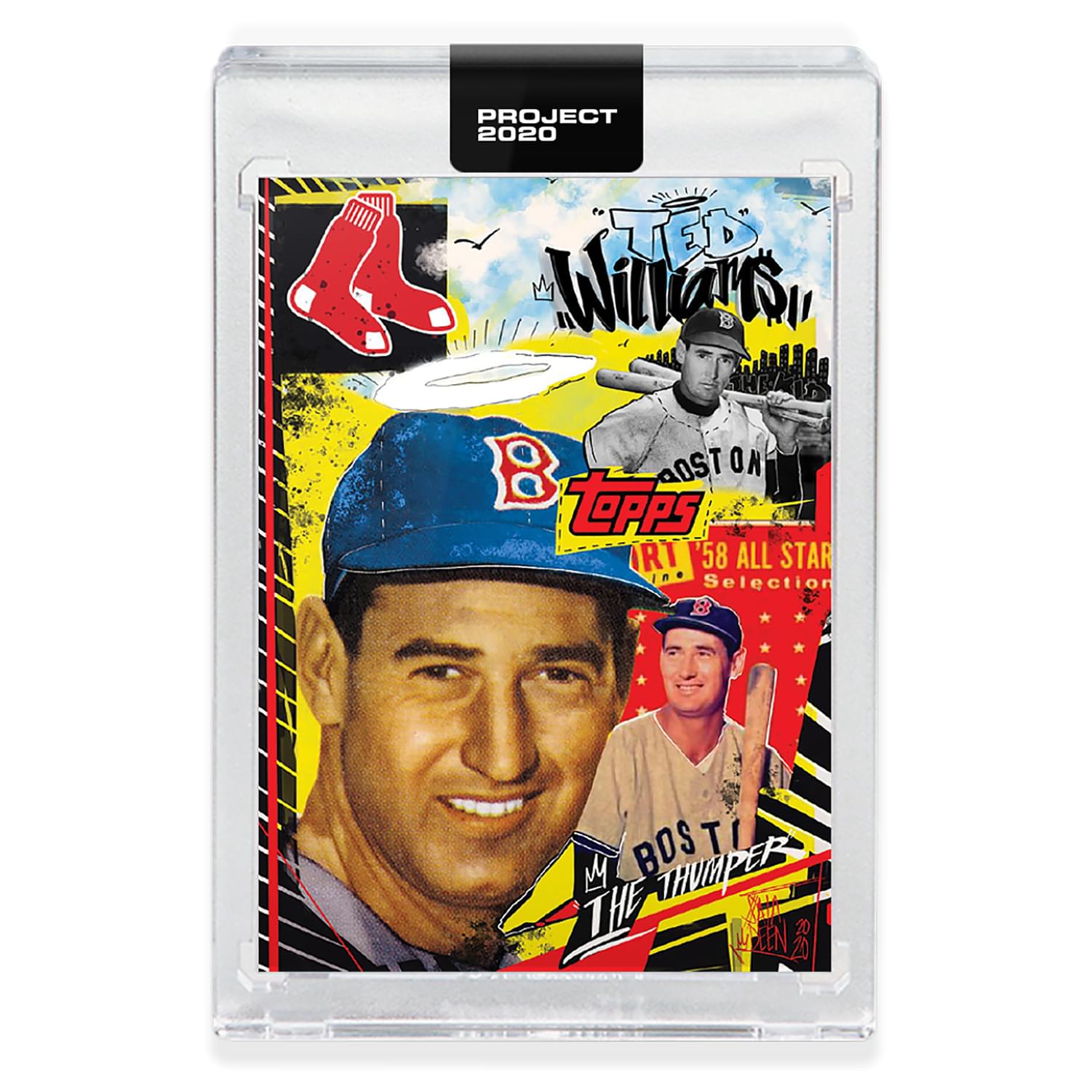 Topps PROJECT 2020 Card 350 - 1954 Ted Williams by King Saladeen