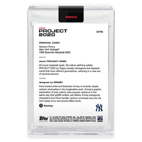 Topps PROJECT 2020 Card 376 - 1992 Mariano Rivera by Ermsy