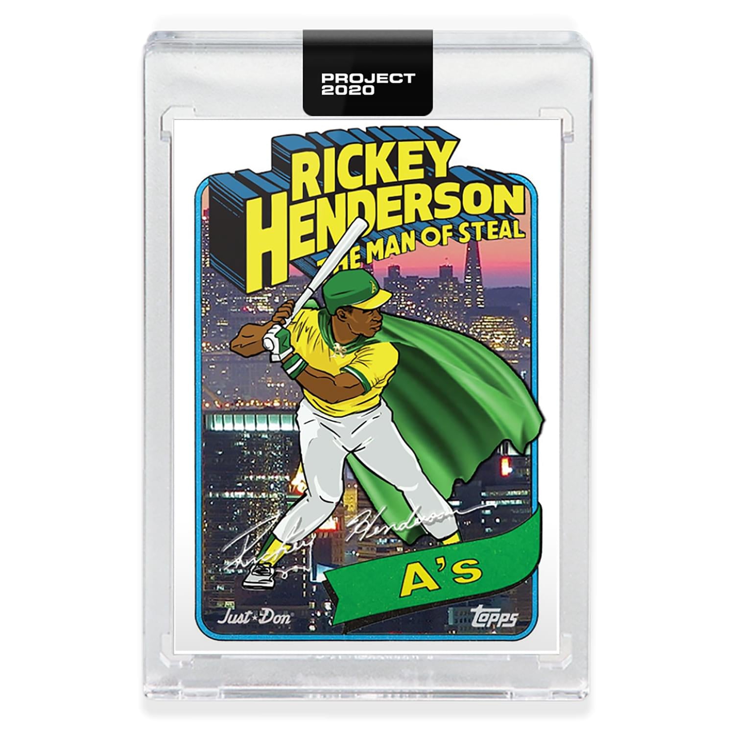 Topps PROJECT 2020 Card 398 - 1980 Rickey Henderson by Don C