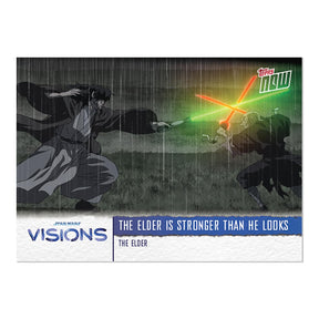 Star Wars Visions 2021 TOPPS NOW 5-Card Pack | The Elder