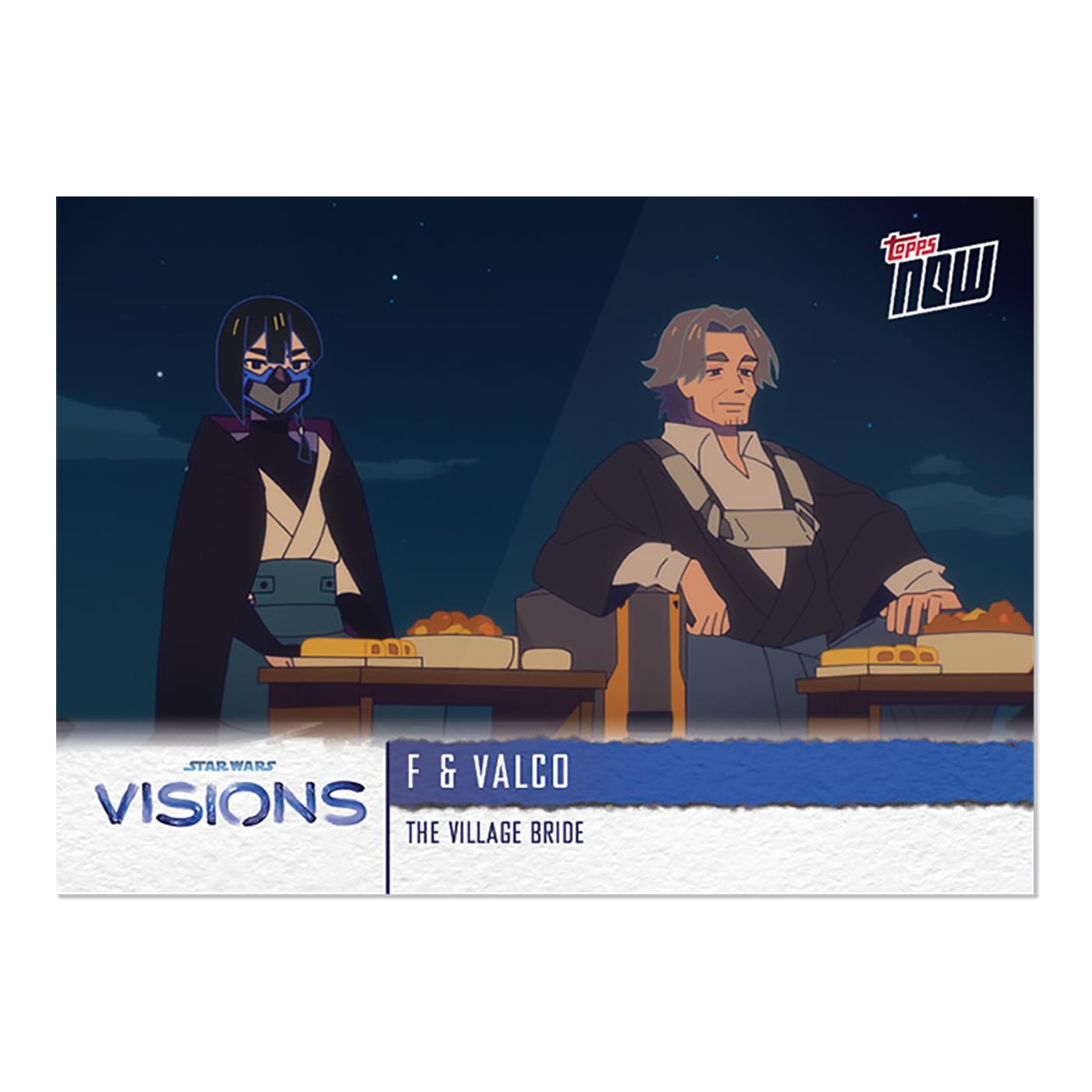 Star Wars Visions 2021 TOPPS NOW 5-Card Pack | The Village Bride