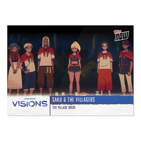 Star Wars Visions 2021 TOPPS NOW 5-Card Pack | The Village Bride