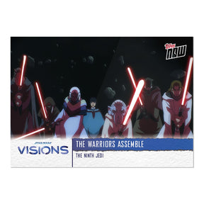 Star Wars Visions 2021 TOPPS NOW 5-Card Pack | The Ninth Jedi