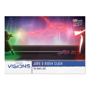 Star Wars Visions 2021 TOPPS NOW 5-Card Pack | The Ninth Jedi