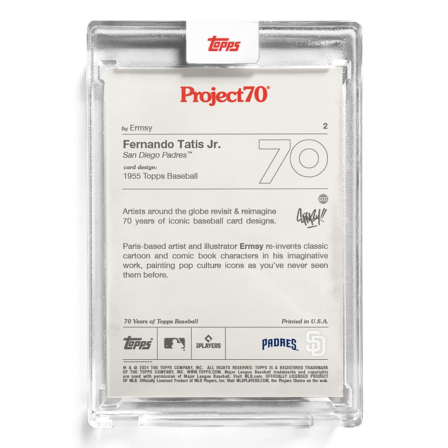 Topps Project70 Card 2 - 1955 Fernando Tatis Jr. by Ermsy