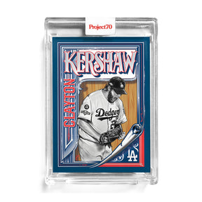 MLB Topps Project70 Card 207 | 1962 Clayton Kershaw by Mister Cartoon