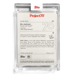 MLB Topps Project70 Card 234 | 1986 Bo Jackson by Keith Shore