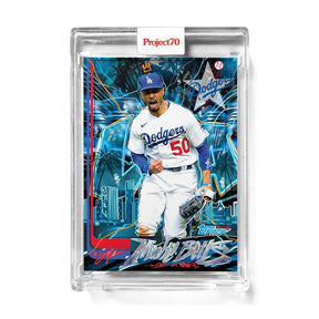 MLB Topps Project70 Card 282 | 1982 Mookie Betts by King Saladeen