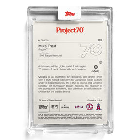 MLB Topps Project70 Card 290 | 1998 Mike Trout by Quiccs
