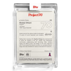 MLB Topps Project70 Card 296 | 1976 Shohei Ohtani by Sophia Chang