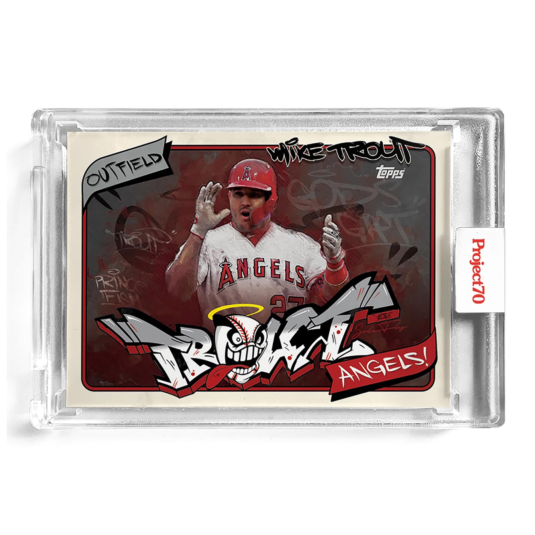 MLB Topps Project70 Card 302 | 1974 Mike Trout by SoleFly