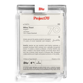 MLB Topps Project70 Card 302 | 1974 Mike Trout by SoleFly