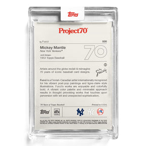 Topps Project70 Card 500 | 1953 Mickey Mantle by Fucci