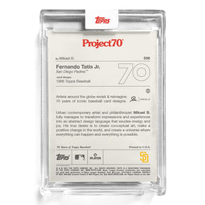 Topps Project70 Card 506 | Fernando Tatis Jr. 1986 by Mikael B