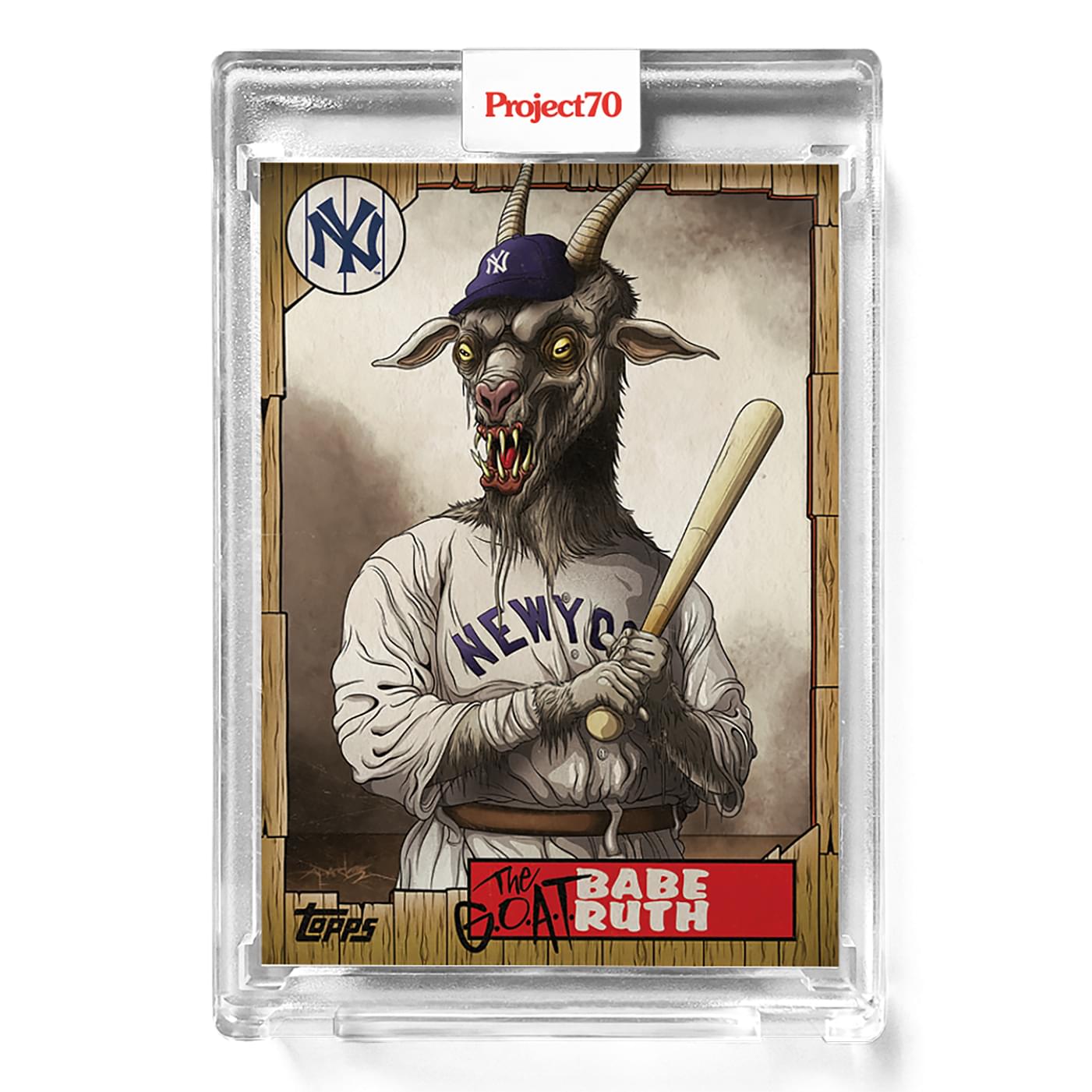 Topps Project70 Card 666 | Babe Ruth by Alex Pardee