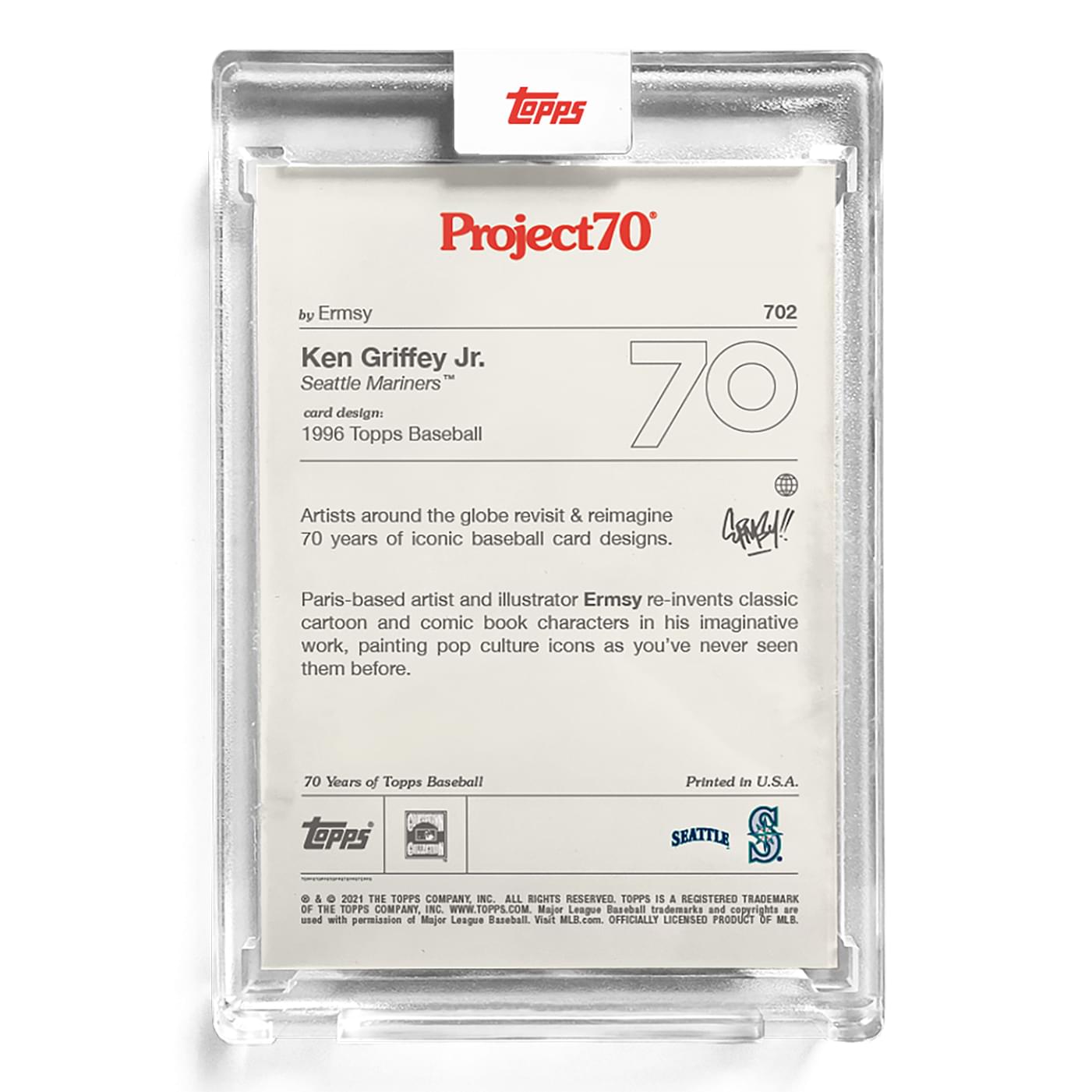 Topps Project70 Card 702 | Ken Griffey Jr. by Ermsy