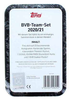 Topps Borussia Dortmund BVB 2020/21 Mega Tin Team Set