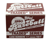 MLB 1990 Topps Baseball Traded Series | Set of 132 Cards