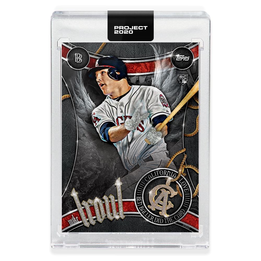 thumbnail image 2 of Topps Project 2020 Mike Trout #399 Card By King Saladeen – Ungraded Mint 2 of 5