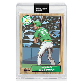Topps PROJECT 2020 Card 60 - 1987 Mark McGwire by Naturel