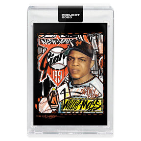 Topps PROJECT 2020 Card 61 - 1952 Willie Mays by King Saladeen