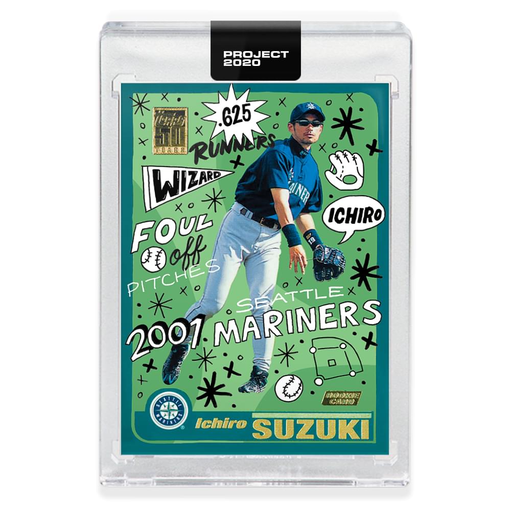 Topps Project 2020 Card 77-2001 Ichiro By King Saladeen