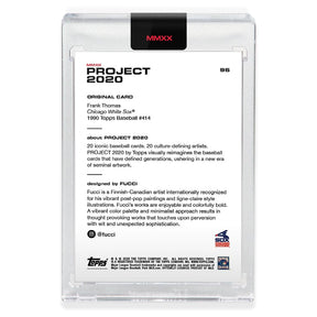 Topps PROJECT 2020 Card 96 - 1990 Frank Thomas by Fucci