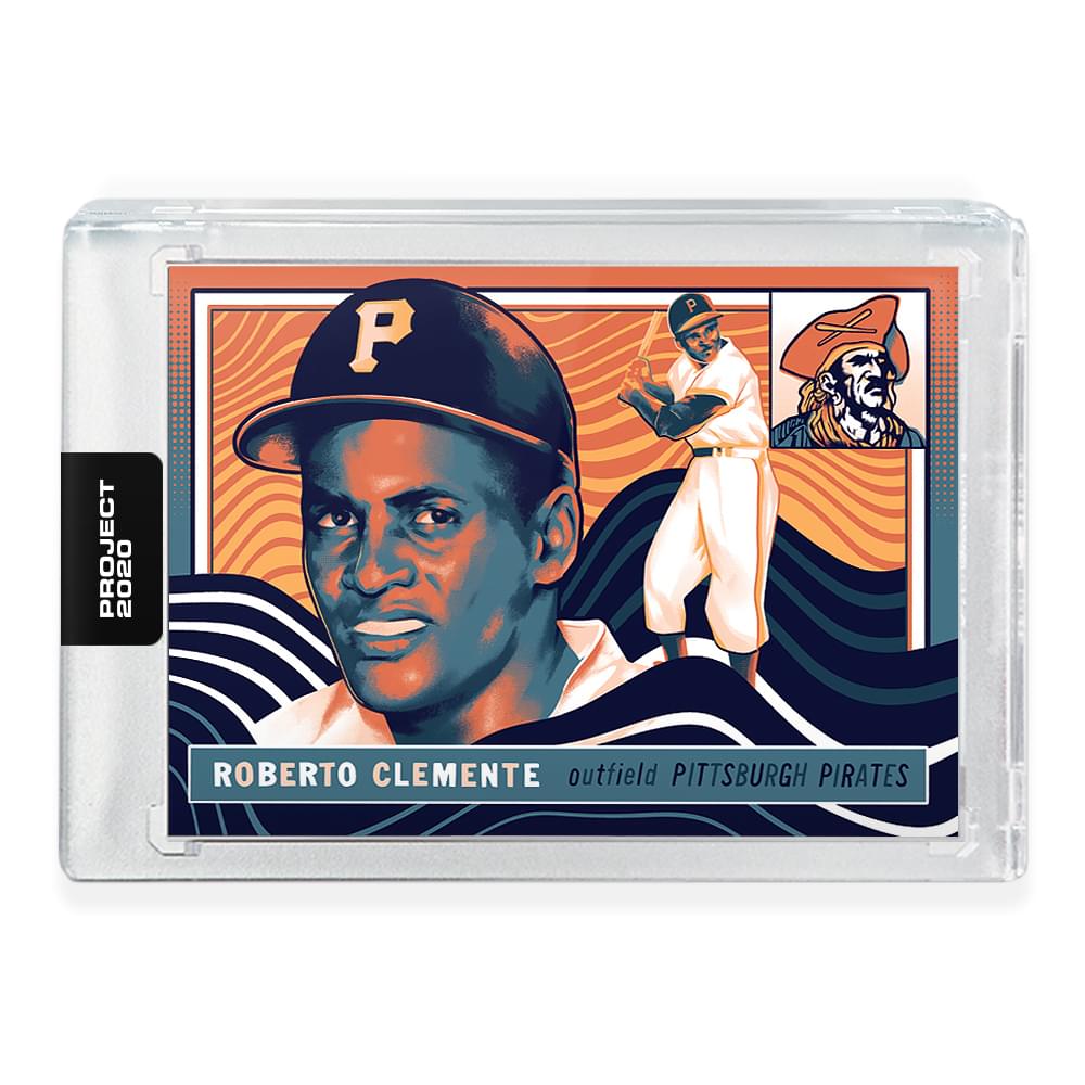 Topps PROJECT 2020 Card 103 - 1955 Roberto Clemente by Matt Taylor