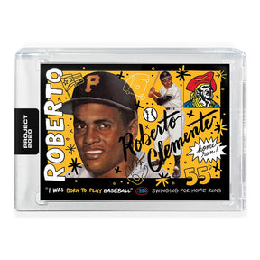 Topps PROJECT 2020 Card 110 - 1955 Roberto Clemente by Sophia Chang