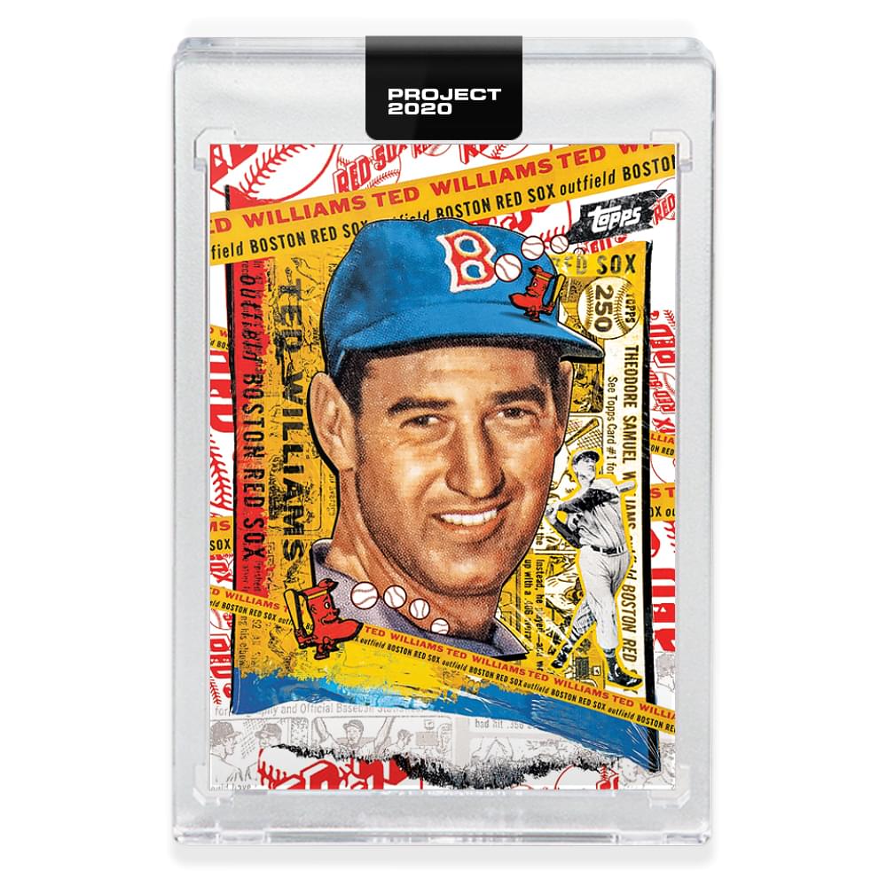 Topps PROJECT 2020 Card 122 - 1954 Ted Williams by Tyson Beck