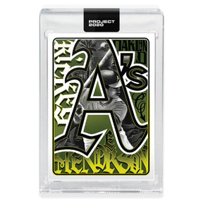 Topps PROJECT 2020 Card 153 - 1980 Rickey Henderson by Mister Cartoon