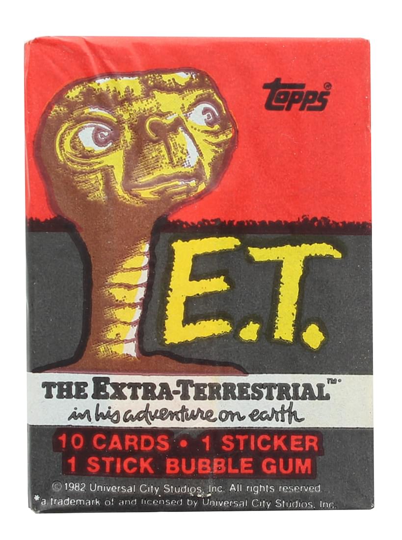 E.T. The Extra-Terrestrial 1982 Topps Single Trading Card Pack