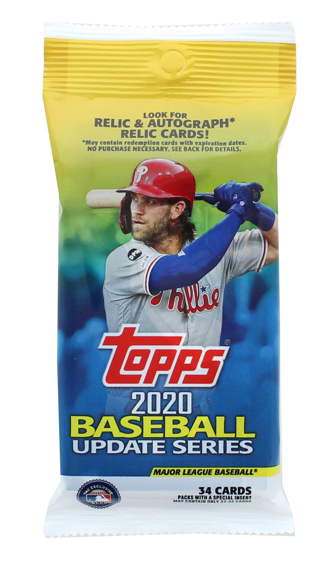2020 Topps Baseball Update Series 34-Card Hanger Pack