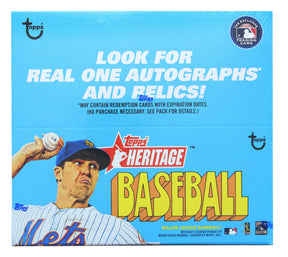 MLB 2021 Topps Heritage Baseball Cards Box