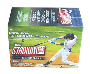 MLB 2021 Topps Stadium Club Baseball Value Box