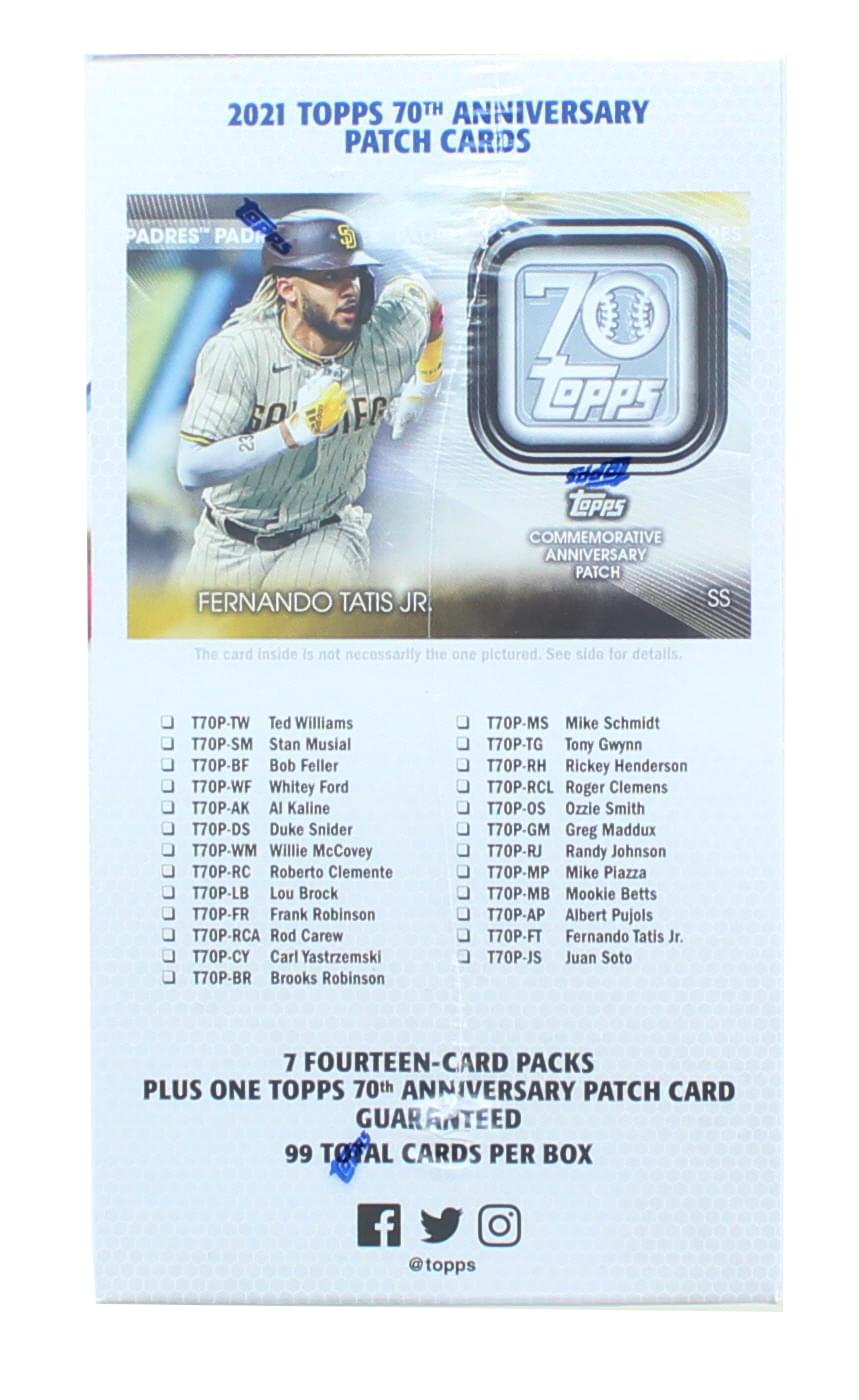 MLB 2021 Topps Baseball Series 2 Relic Box | 7 Packs