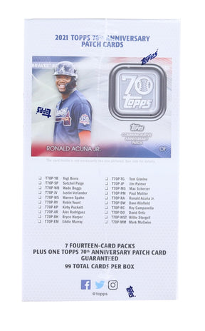 MLB 2021 Topps Baseball Updated Series Value Box | 7 Packs