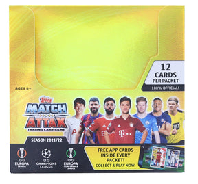 2021/22 Topps UEFA Champions League Match Attax Box | 24 Packs Per Box