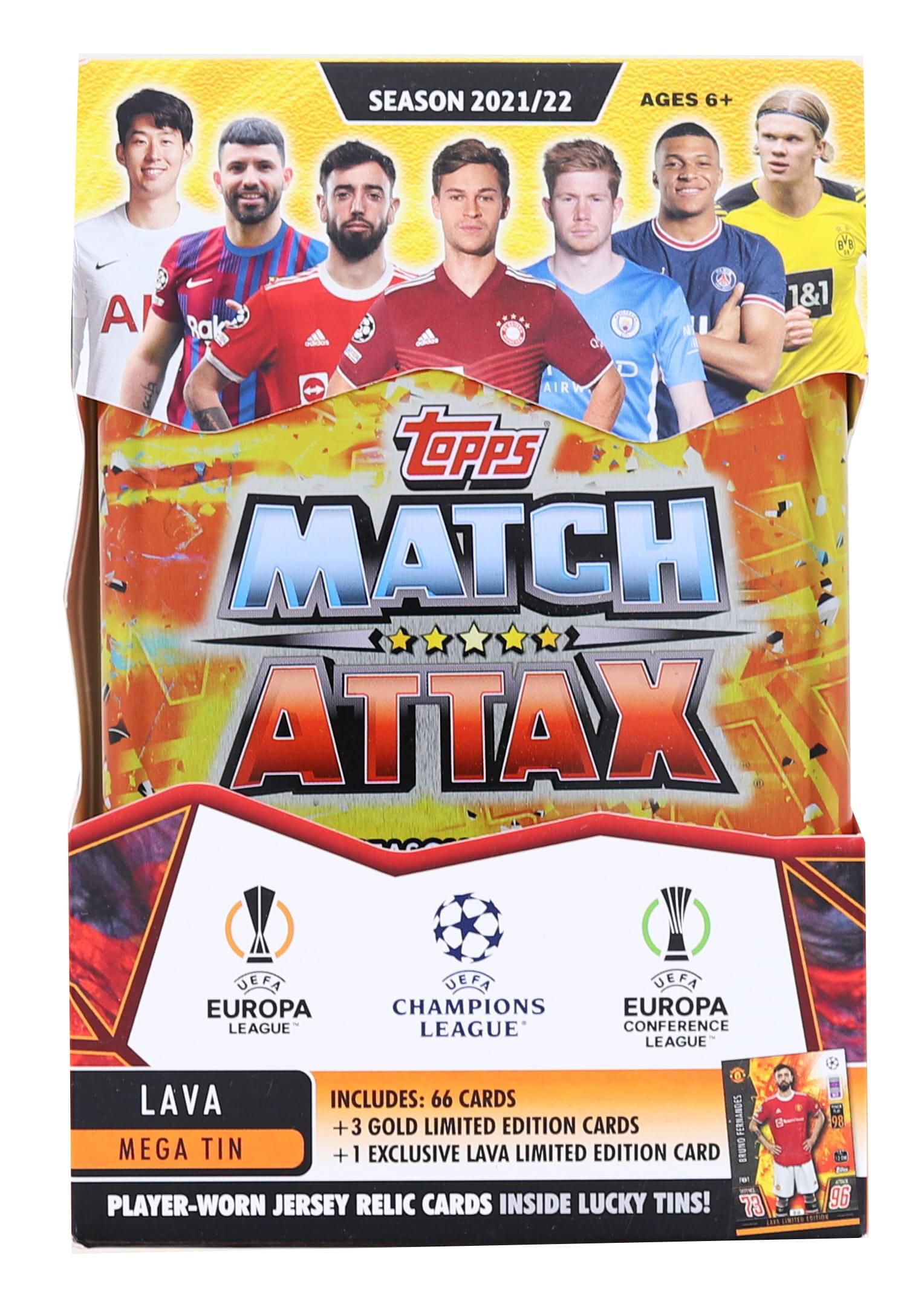 2021/22 Topps UEFA Champions League Match Attax Mega Tin | Lava