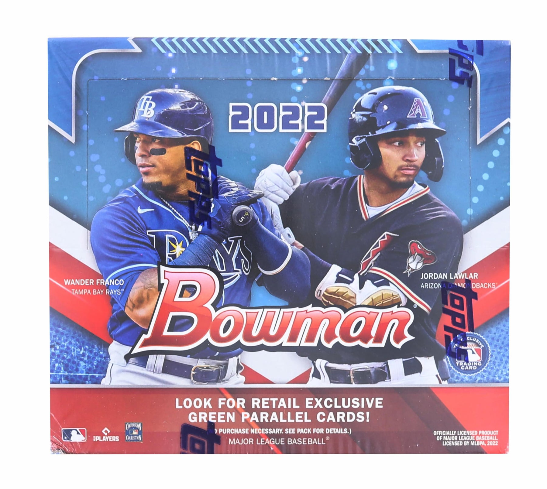MLB 2022 Bowman Baseball Retail Box | 24 Packs Per Box
