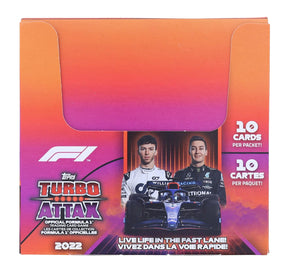 2022 Topps Formula 1 Turbo Attax Display Box | 24 Packs