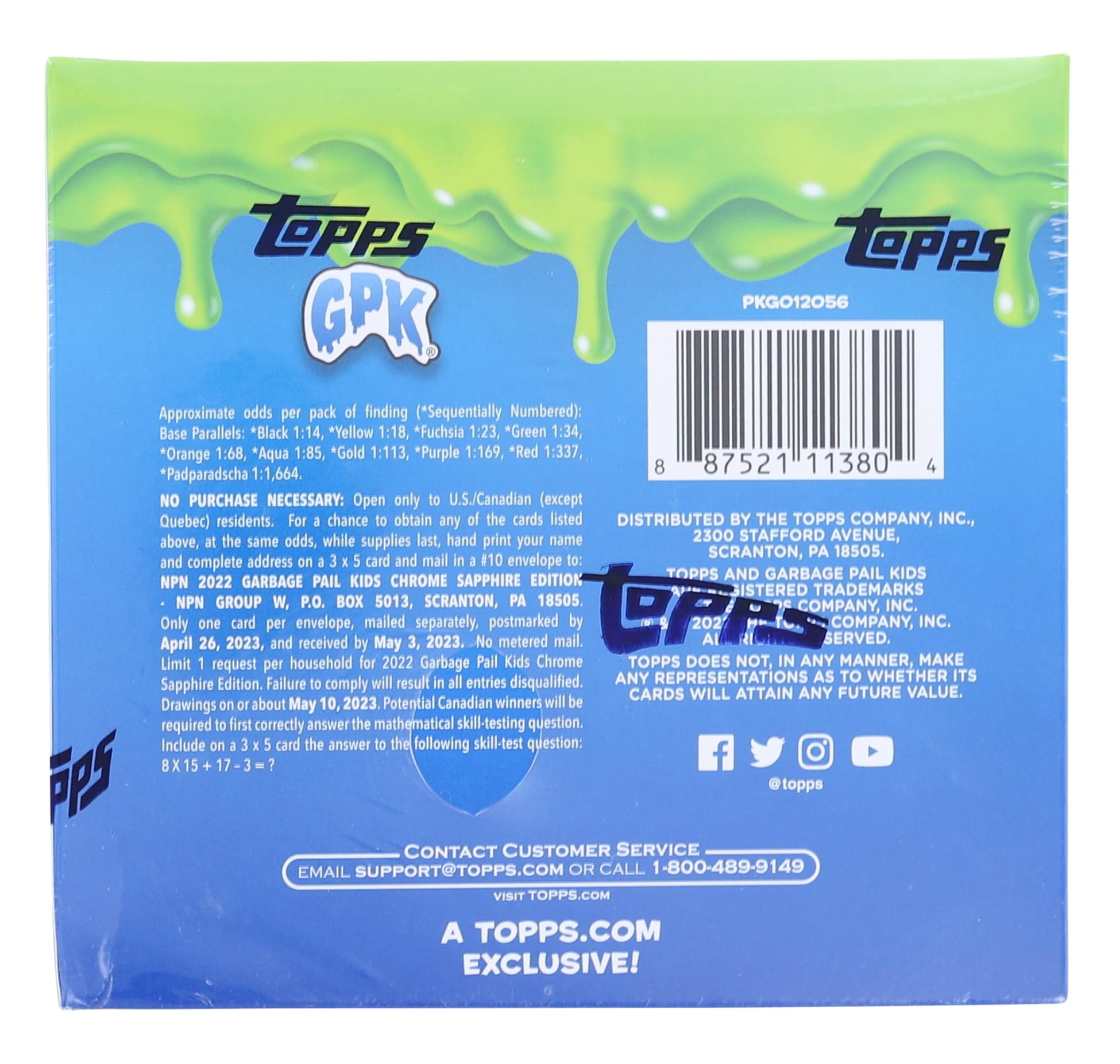Garbage Pail Kids Sapphire Edition 2022 Topps Box