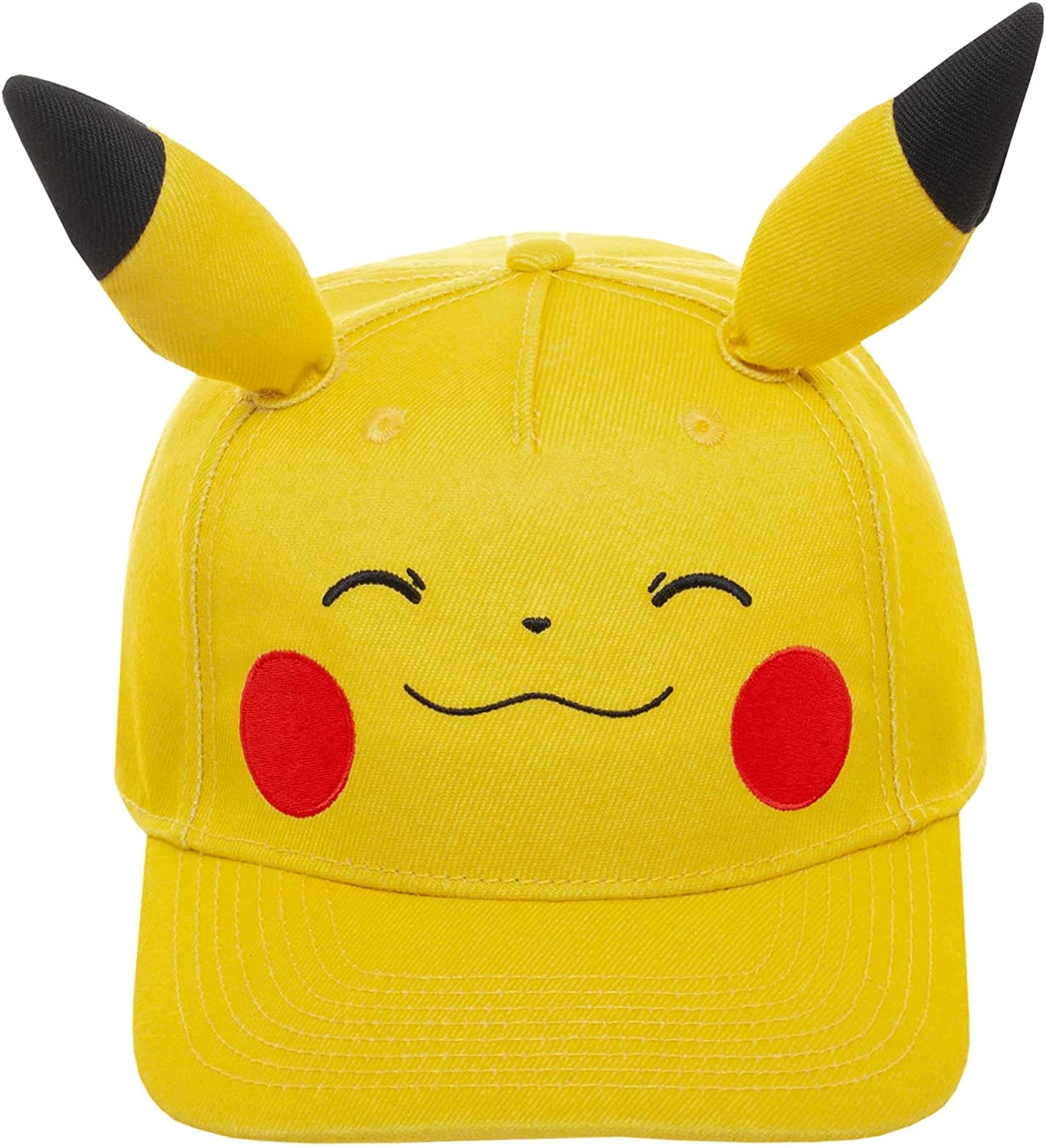 Pokemon Pikachu Big Face Youth Snapback Hat
