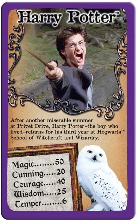Harry Potter and the Prisoner of Azkaban Top Trumps Card Game