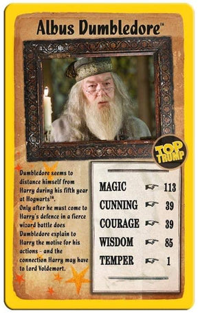 Harry Potter and the Order of The Phoenix Top Trumps Card Game